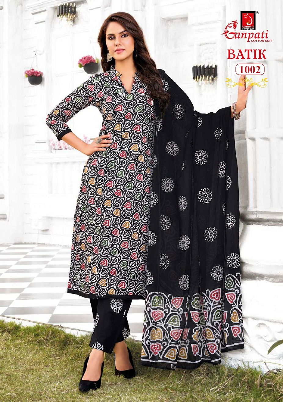 Batik Vol 10 By Ganpati Printed Cotton Kurti With Bottom Dupatta Orders In India